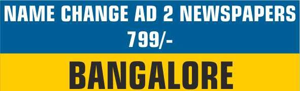 Name Change services Bangalore