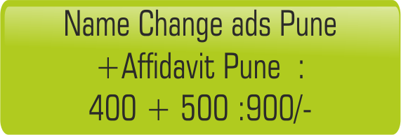 Name change & affidavit Pune